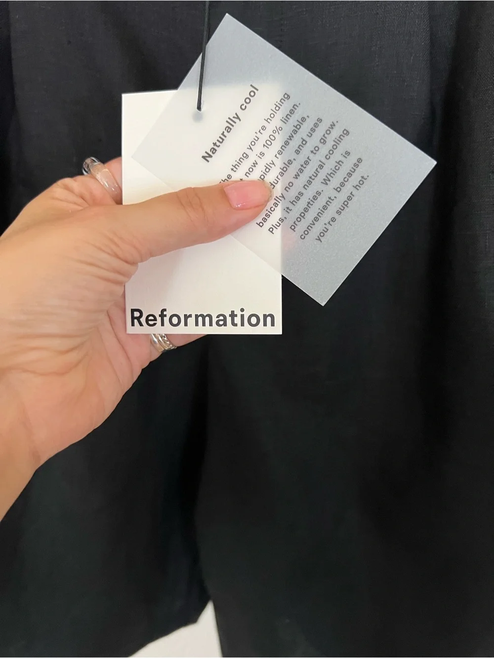 Reformation linen shorts